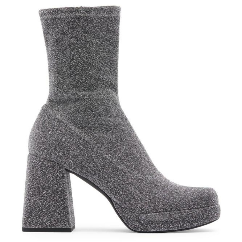 Abound Women’s Steffie Platform Bootie Silver Sz 8 New - Picture 5 of 12